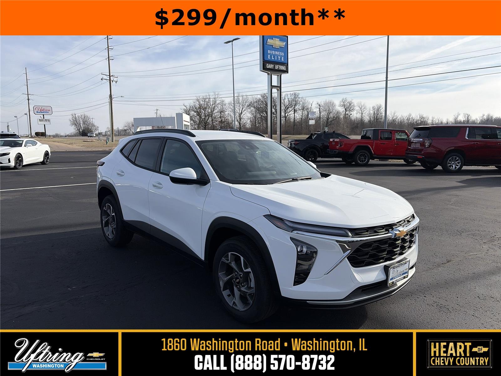 Summit White 2026 Chevrolet Trax SUV / Crossover Front-Wheel Drive 6-Speed Automatic