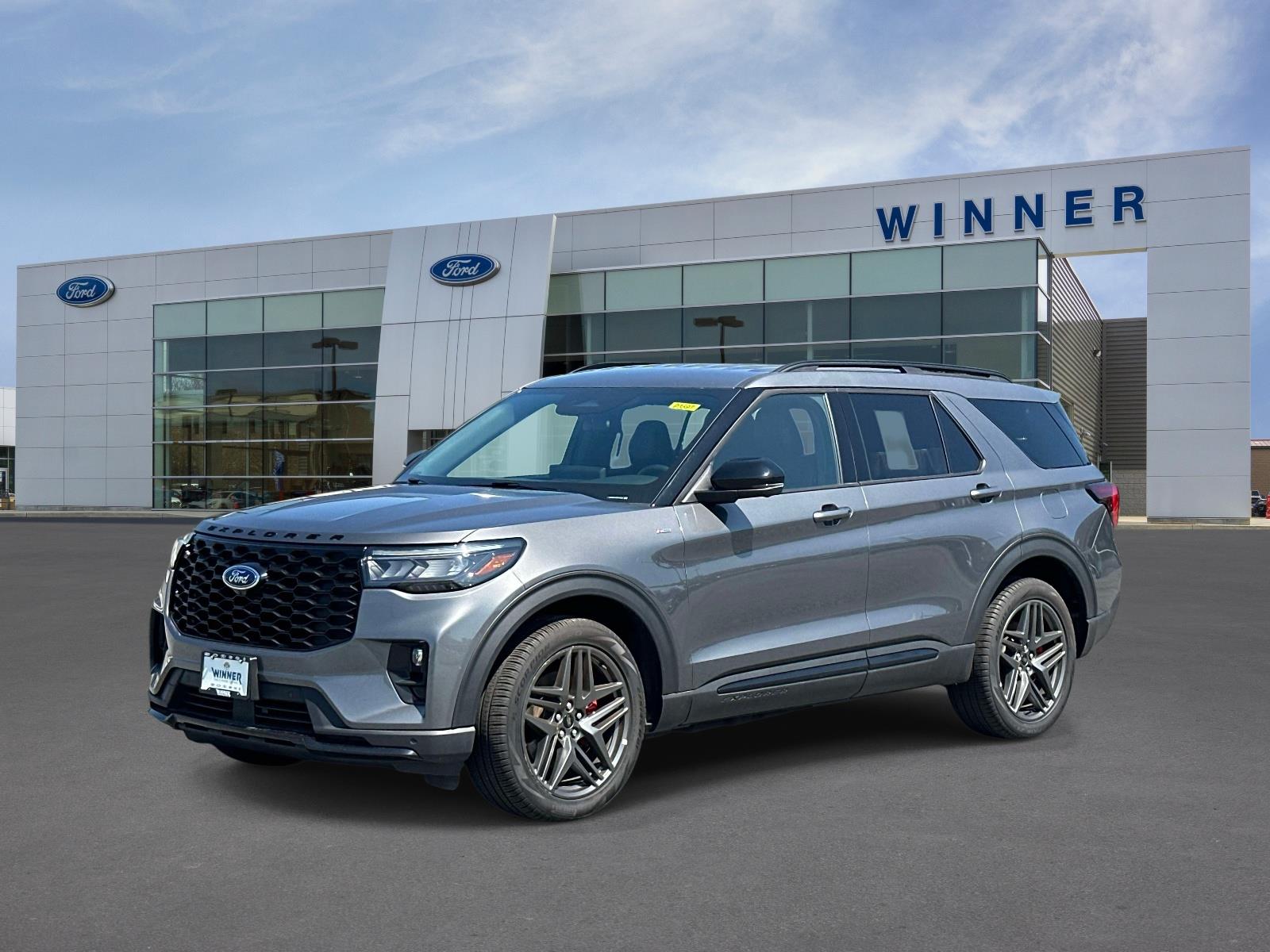 Carbonized Gray 2025 Ford Explorer SUV / Crossover All-Wheel Drive Automatic