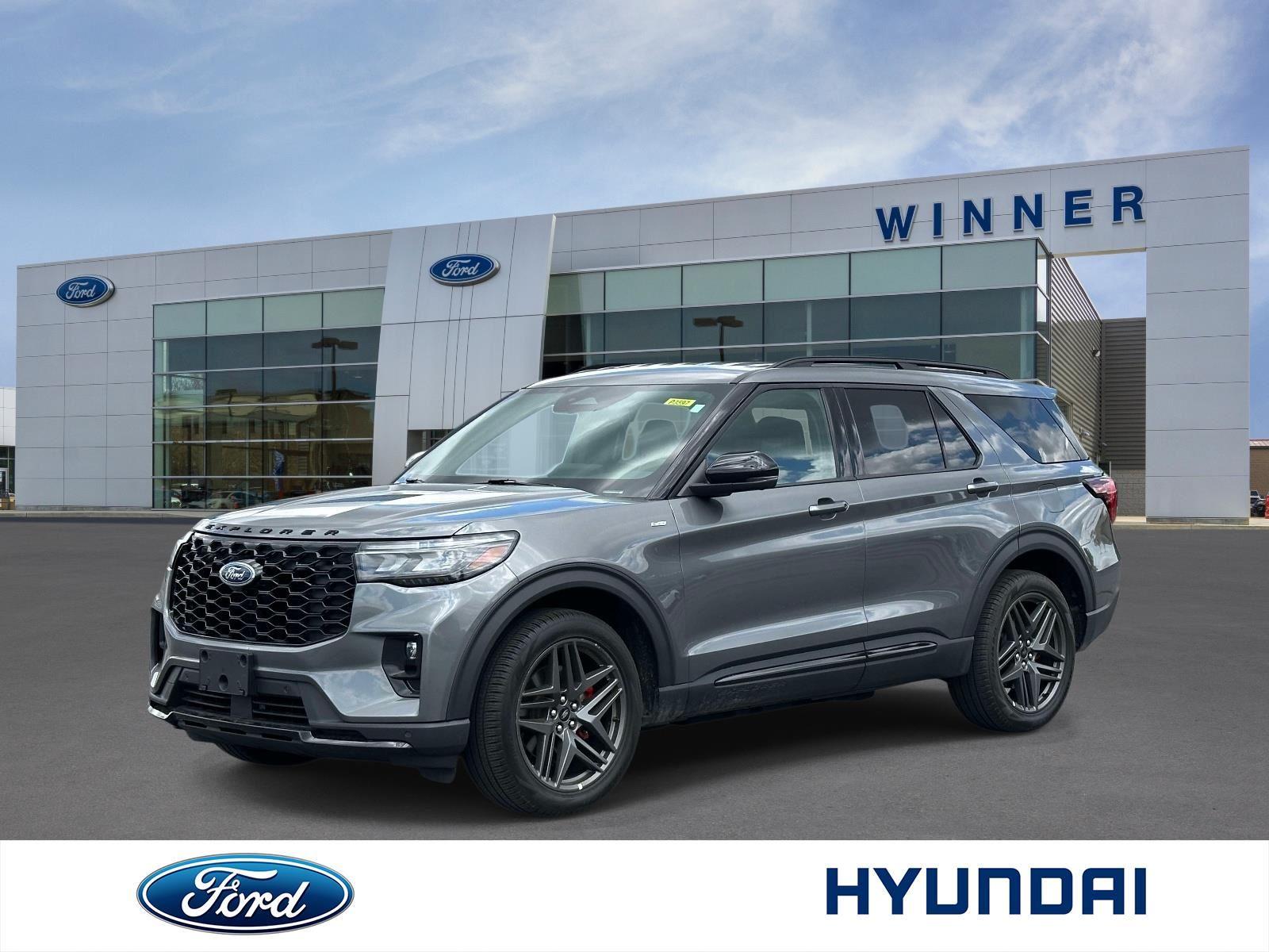 Carbonized Gray 2025 Ford Explorer SUV / Crossover All-Wheel Drive Automatic