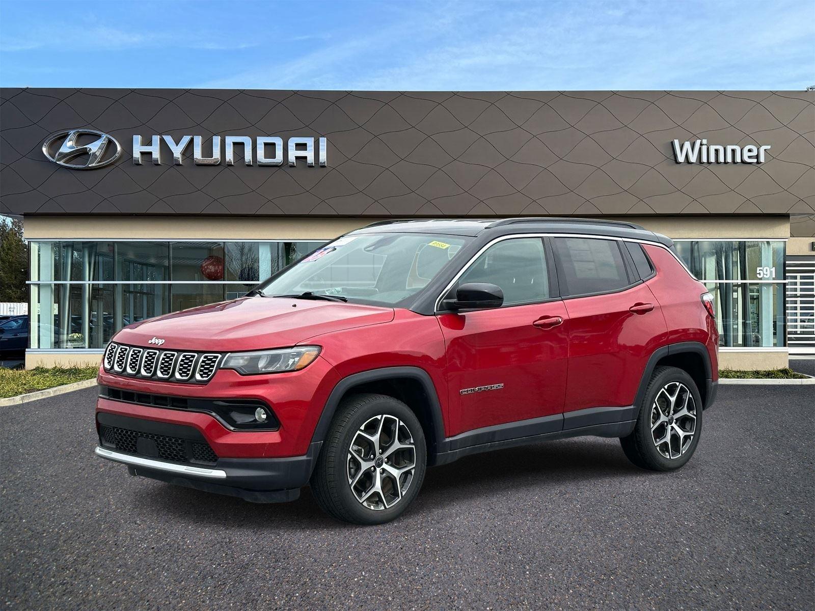 Red Hot Pearlcoat 2025 Jeep Compass SUV / Crossover Four-Wheel Drive 8-Speed Automatic