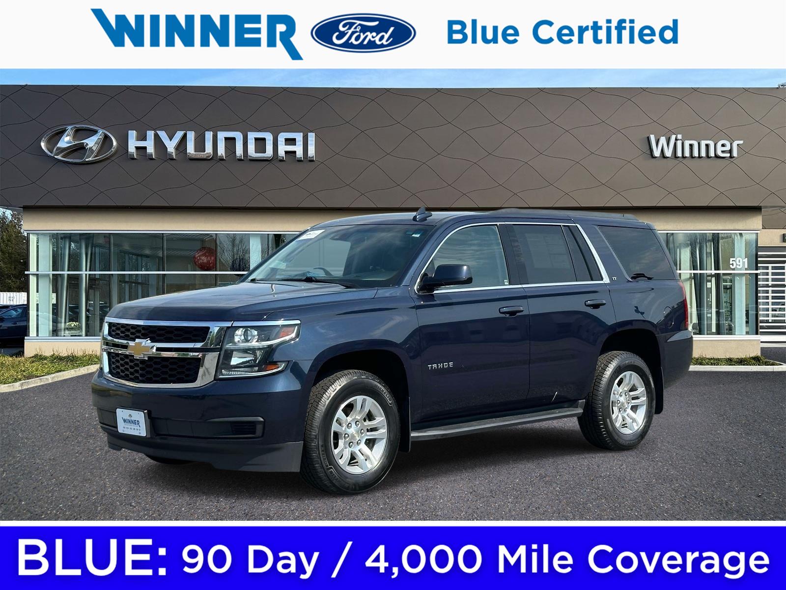 Blue Velvet Metallic 2019 Chevrolet Tahoe SUV / Crossover Four-Wheel Drive 6-Speed Automatic