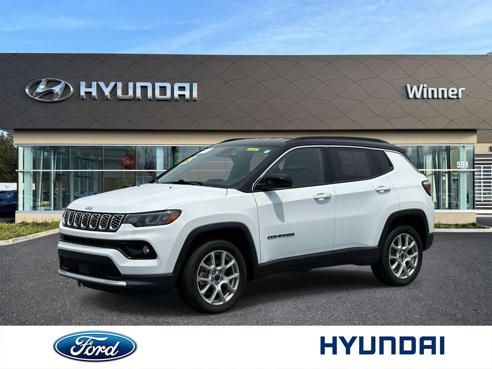 Bright White Clearcoat 2025 Jeep Compass SUV / Crossover Four-Wheel Drive 8-Speed Automatic