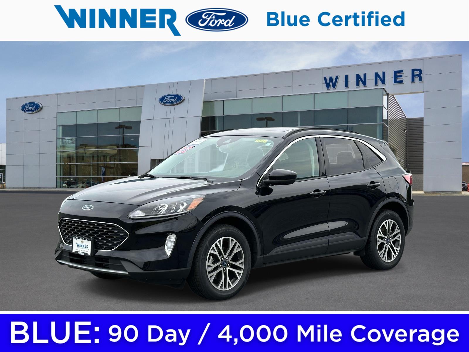 Agate Black 2022 Ford Escape SUV / Crossover All-Wheel Drive 8-Speed Automatic