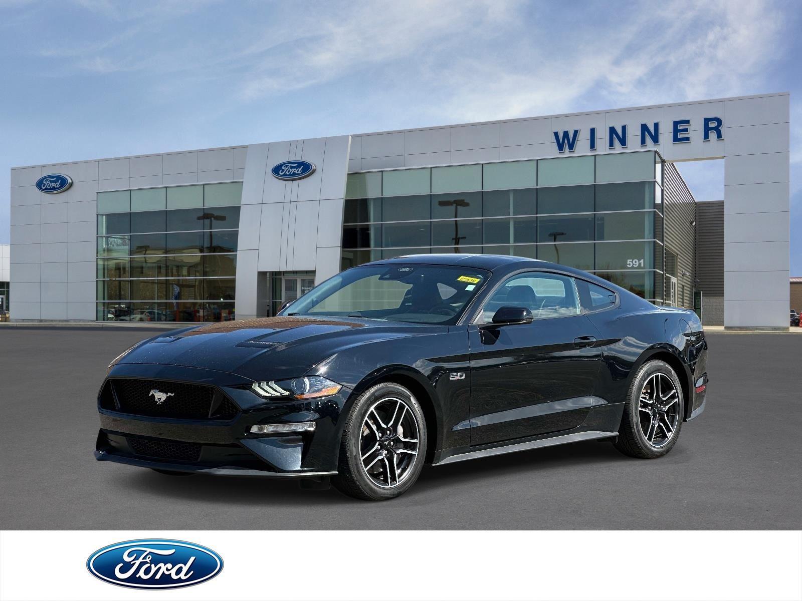 Shadow Black 2022 Ford Mustang Coupe Rear-Wheel Drive Automatic
