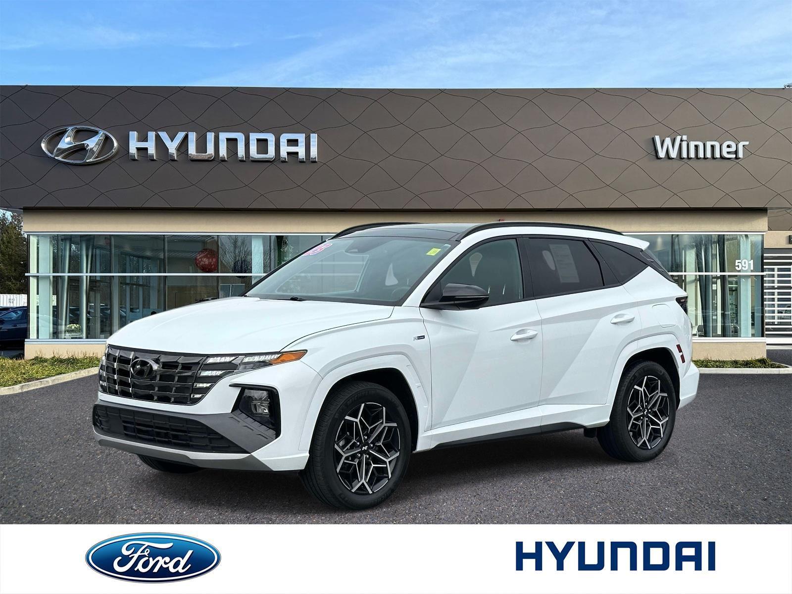 Serenity White Pearl 2023 Hyundai Tucson SUV / Crossover All-Wheel Drive Automatic