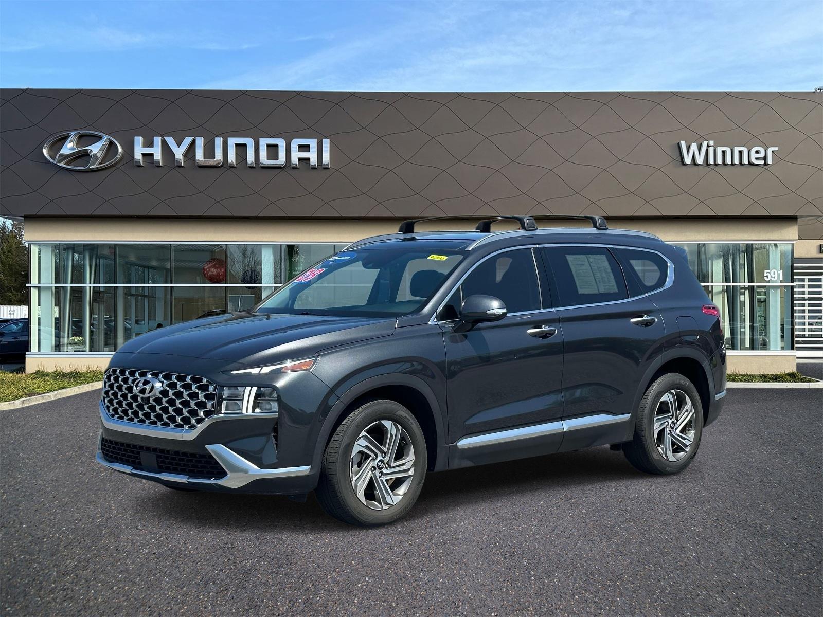 Portofino Gray 2023 Hyundai Santa Fe SUV / Crossover Front-Wheel Drive Automatic