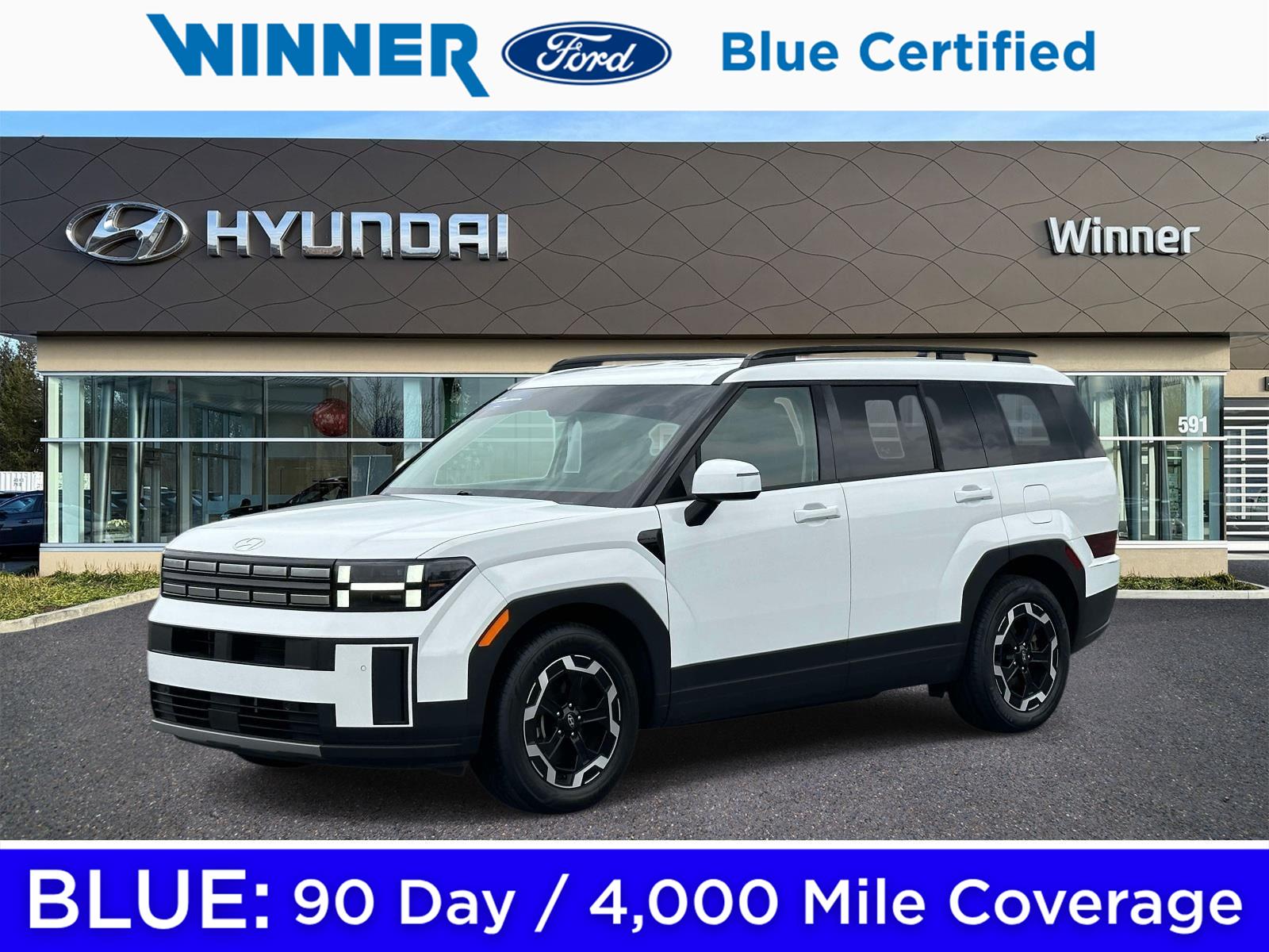 Serenity White 2025 Hyundai Santa Fe SUV / Crossover All-Wheel Drive Automatic