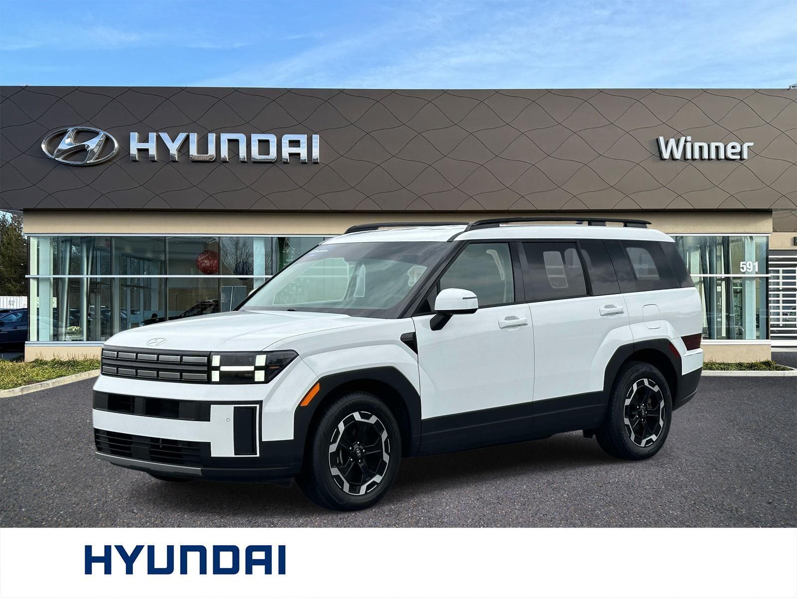 Serenity White 2025 Hyundai Santa Fe SUV / Crossover All-Wheel Drive Automatic