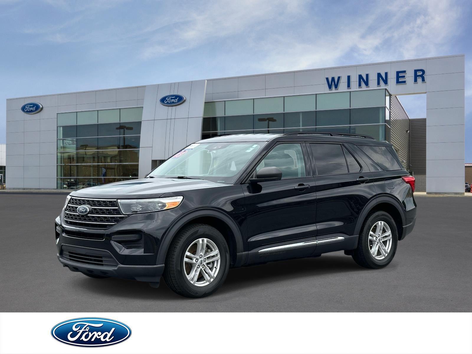 Agate Black 2023 Ford Explorer SUV / Crossover Rear-Wheel Drive Automatic