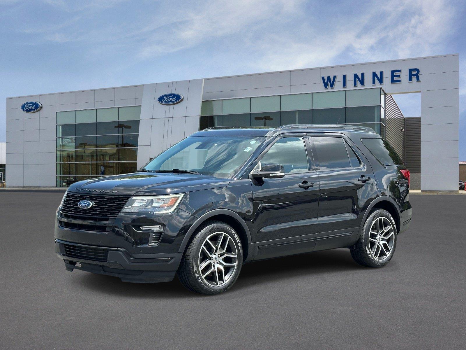 Agate Black 2019 Ford Explorer SUV / Crossover All-Wheel Drive 6-Speed Automatic