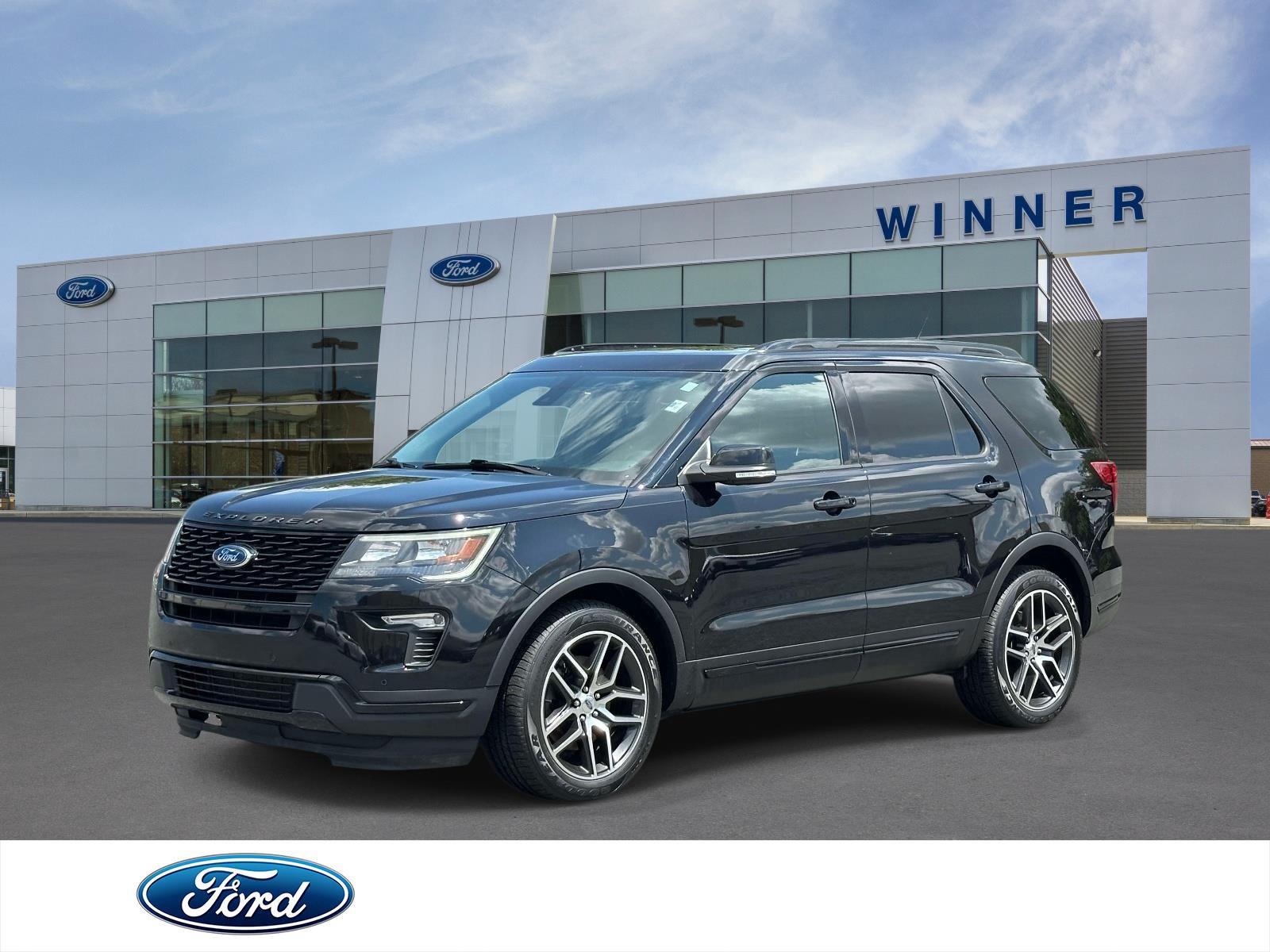 Agate Black 2019 Ford Explorer SUV / Crossover All-Wheel Drive 6-Speed Automatic