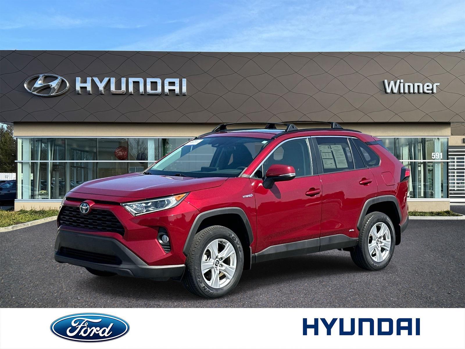 Red (Ruby Flare Pearl) 2020 Toyota RAV4 Hybrid SUV / Crossover All-Wheel Drive Continuously Variable Transmission