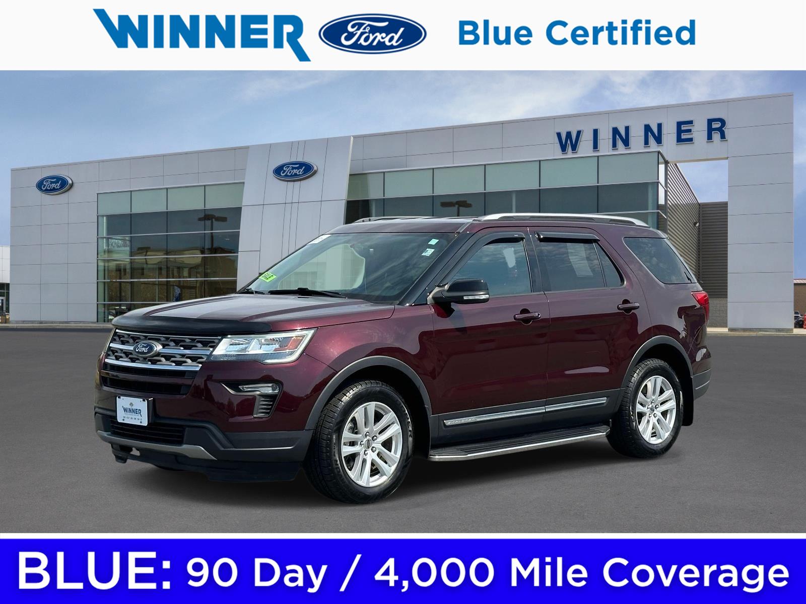 Red (Burgundy Velvet Metallic Tinted Clearcoat) 2018 Ford Explorer SUV / Crossover All-Wheel Drive 6-Speed Automatic