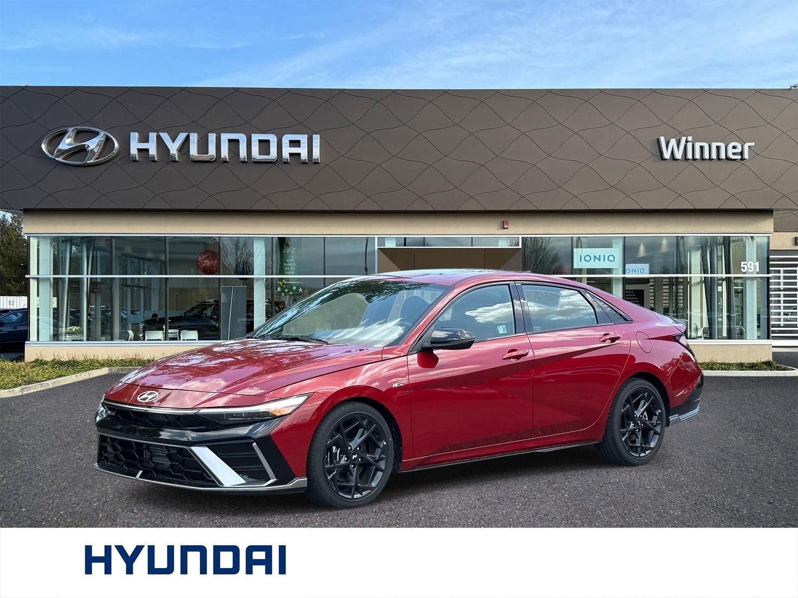 Ultimate Red 2025 Hyundai Elantra Sedan Front-Wheel Drive Automatic