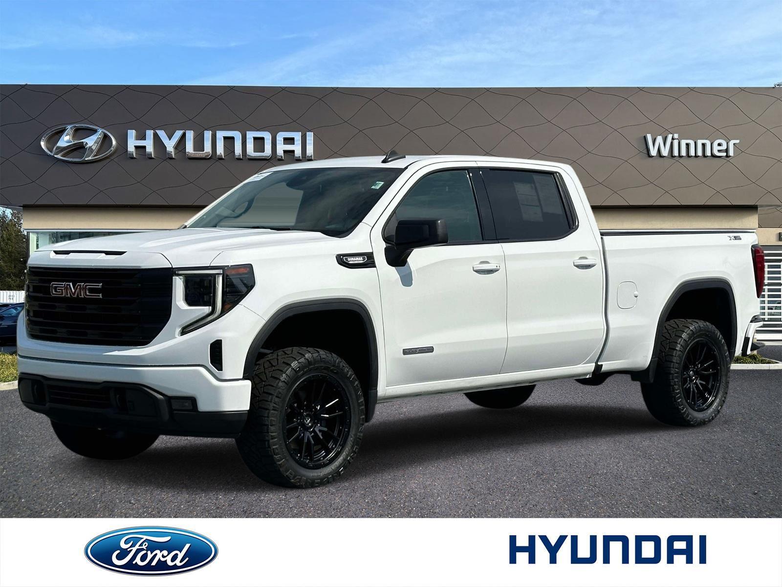 Summit White 2022 GMC Sierra 1500 Pickup Truck Four-Wheel Drive 8-Speed Automatic