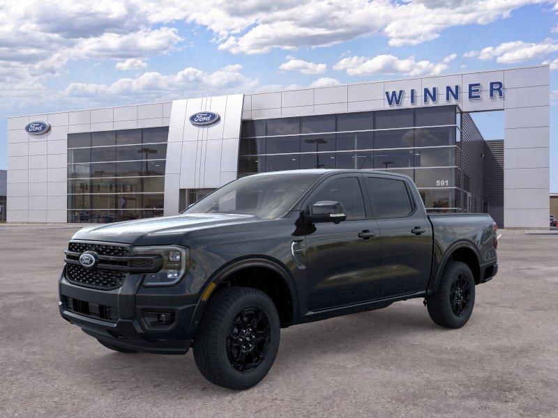 Shadow Black 2025 Ford Ranger Pickup Truck Four-Wheel Drive Automatic
