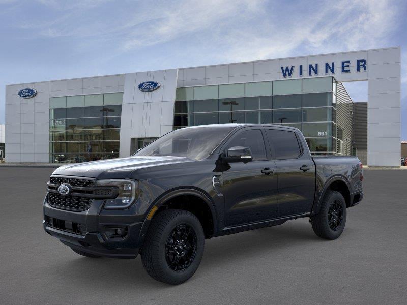 Shadow Black 2025 Ford Ranger Pickup Truck Four-Wheel Drive Automatic