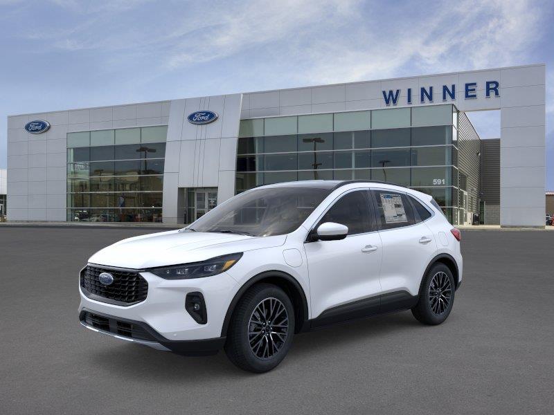 Star White Metallic Tri-Coat 2025 Ford Escape Hybrid Plug-in SUV / Crossover Front-Wheel Drive Continuously Variable Transmission