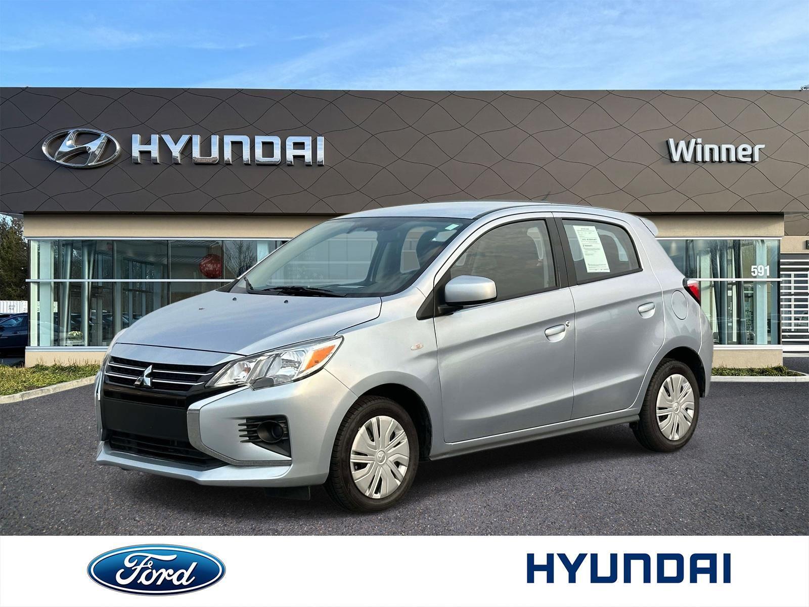 Starlight Silver Metallic 2024 Mitsubishi Mirage Hatchback Front-Wheel Drive Continuously Variable Transmission