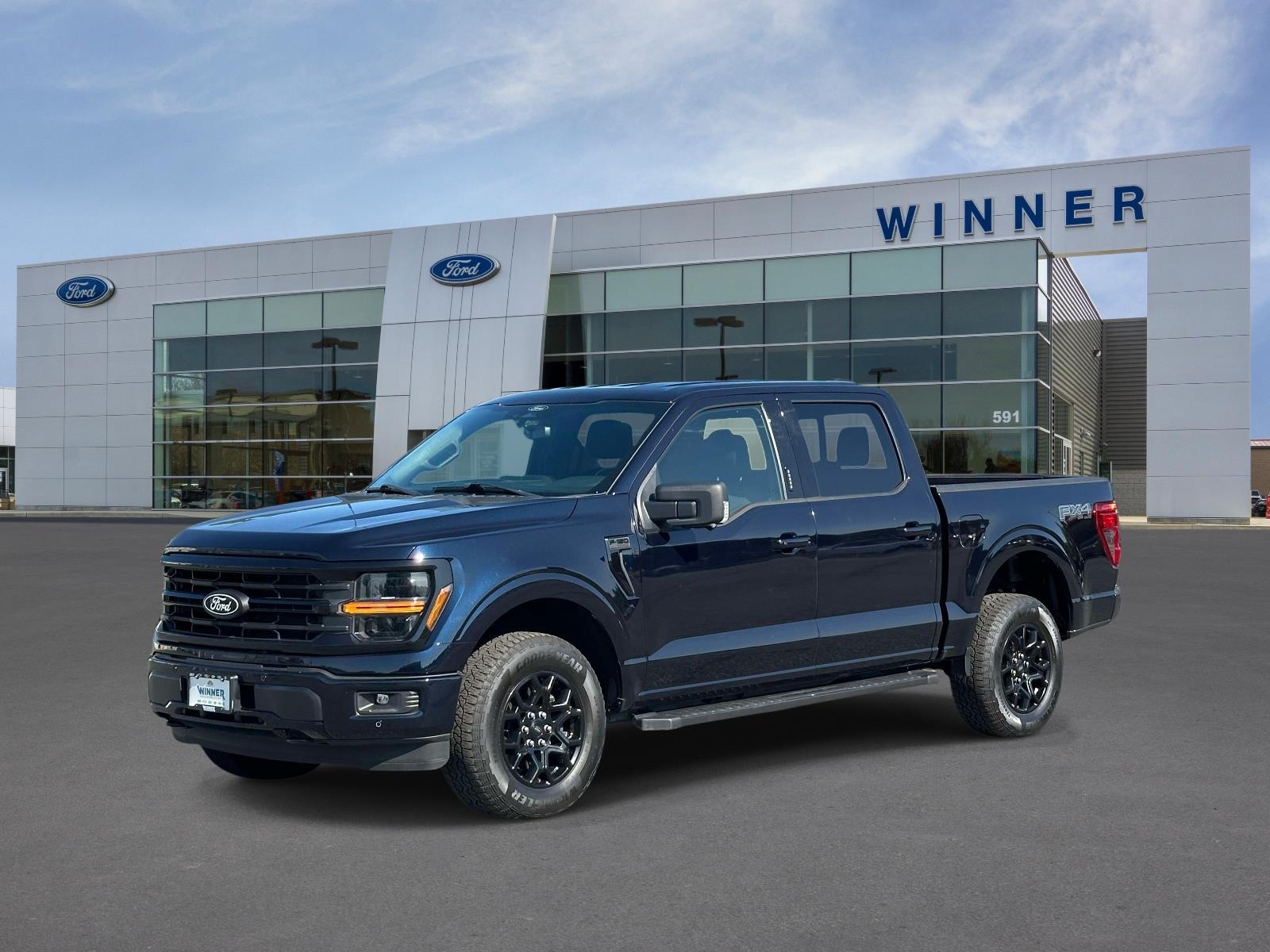 Antimatter Blue 2024 Ford F-150 Pickup Truck Four-Wheel Drive Automatic