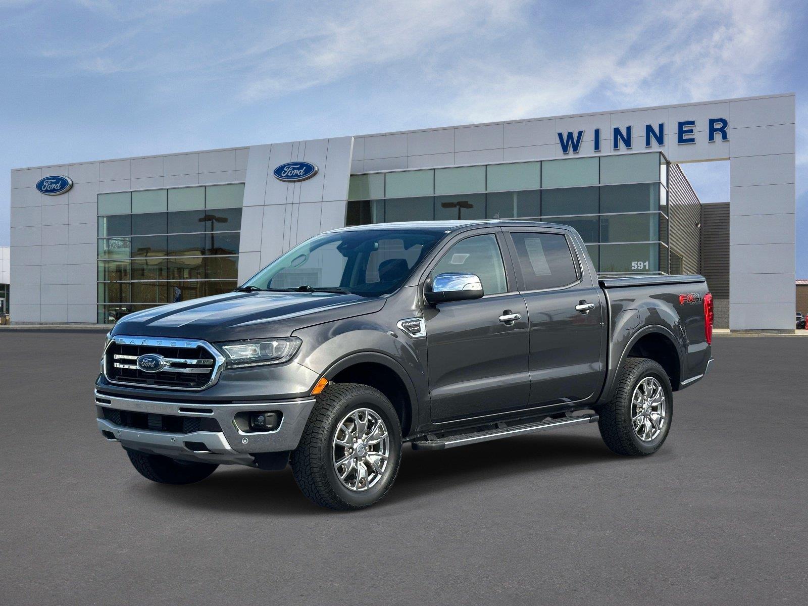 Gray (Magnetic) 2019 Ford Ranger Pickup Truck Four-Wheel Drive Automatic