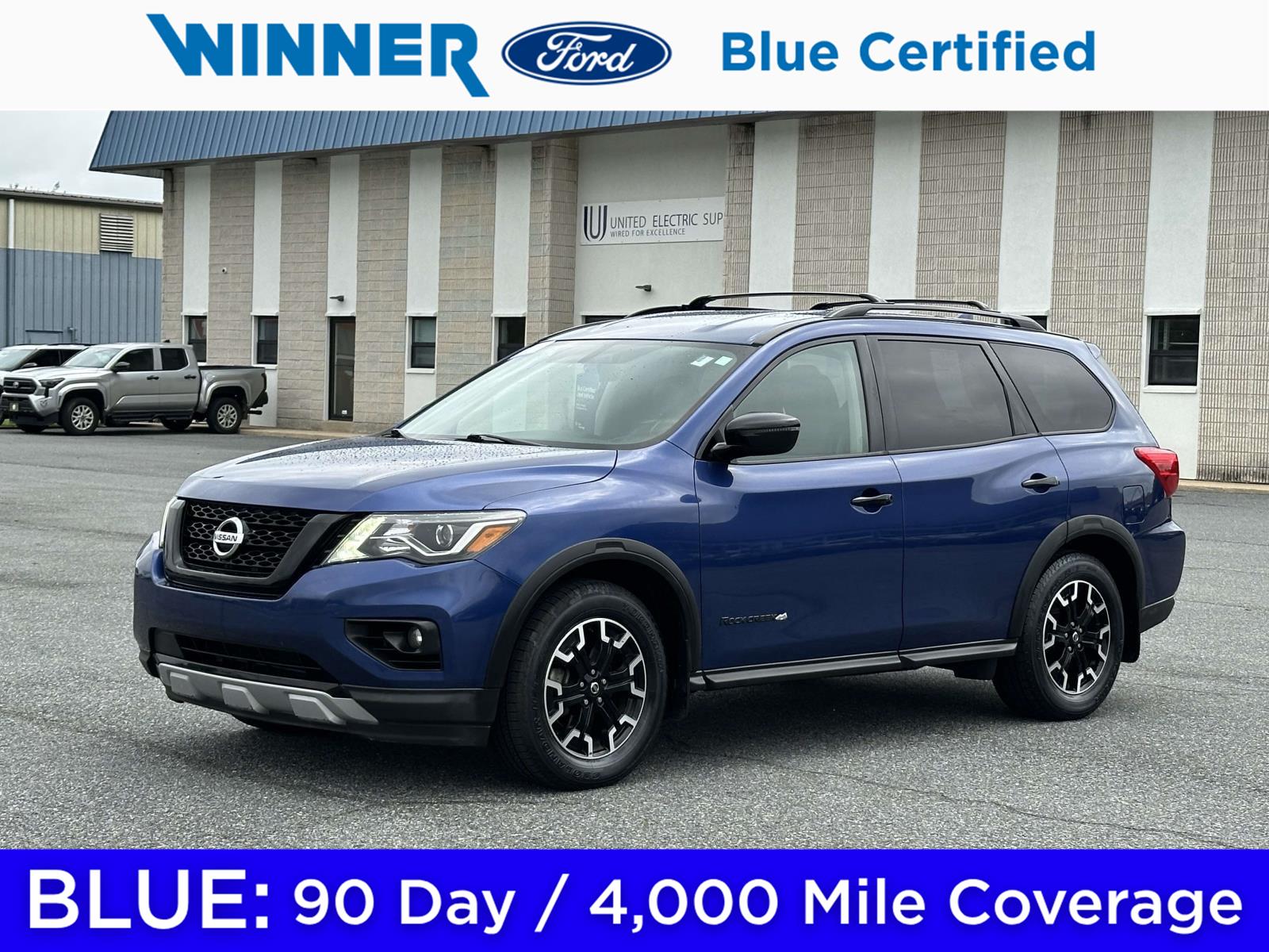 Caspian Blue Metallic 2019 Nissan Pathfinder SUV / Crossover Front-Wheel Drive Continuously Variable Transmission