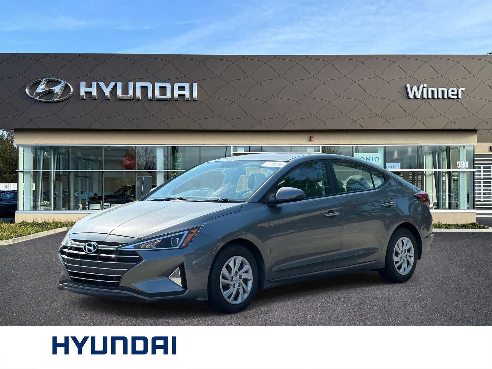 Machine Gray 2019 Hyundai Elantra Sedan Front-Wheel Drive Automatic
