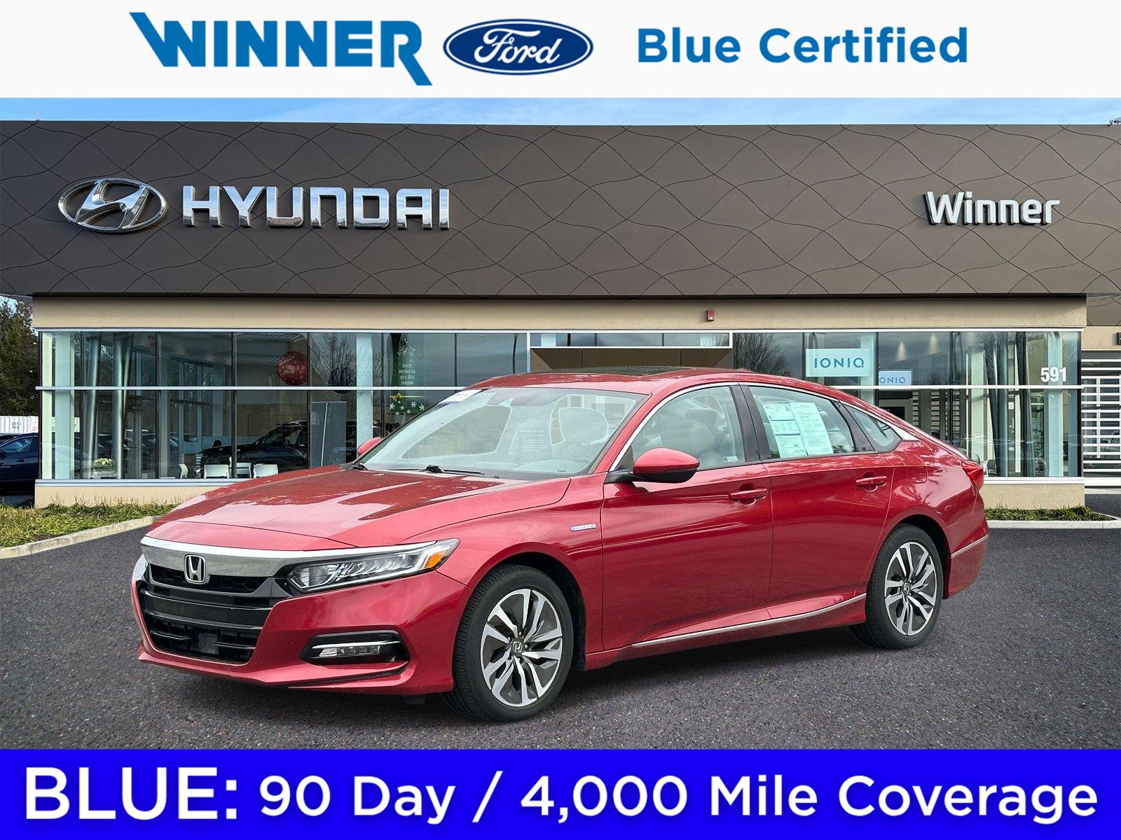2018 Honda Accord Hybrid Sedan Front-Wheel Drive Continuously Variable Transmission