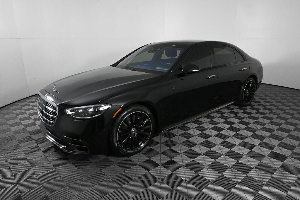 Black 2025 Mercedes-Benz S-Class Sedan All-Wheel Drive Automatic