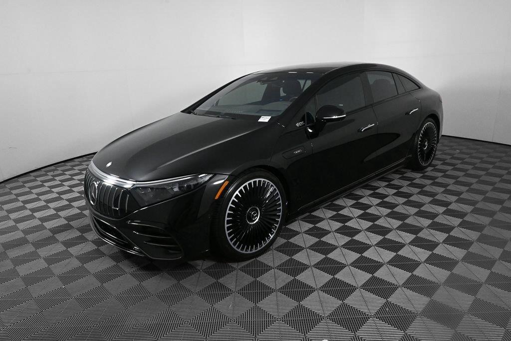 Black 2024 Mercedes-Benz EQS Sedan All-Wheel Drive 1-Speed Automatic