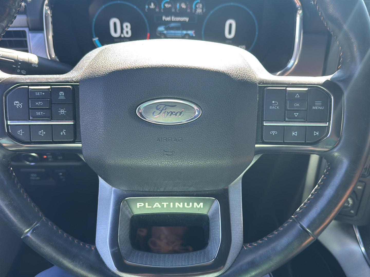 Used 2021 Star White Metallic Tri-Coat Ford Platinum image 10