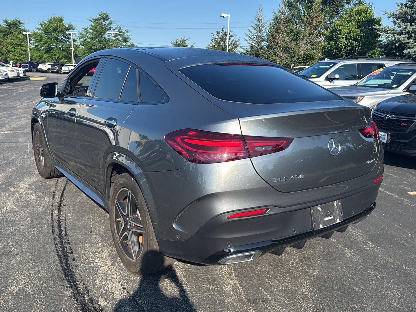 Used 2025 Selenite Grey Metallic Mercedes-Benz GLE 450 image 3