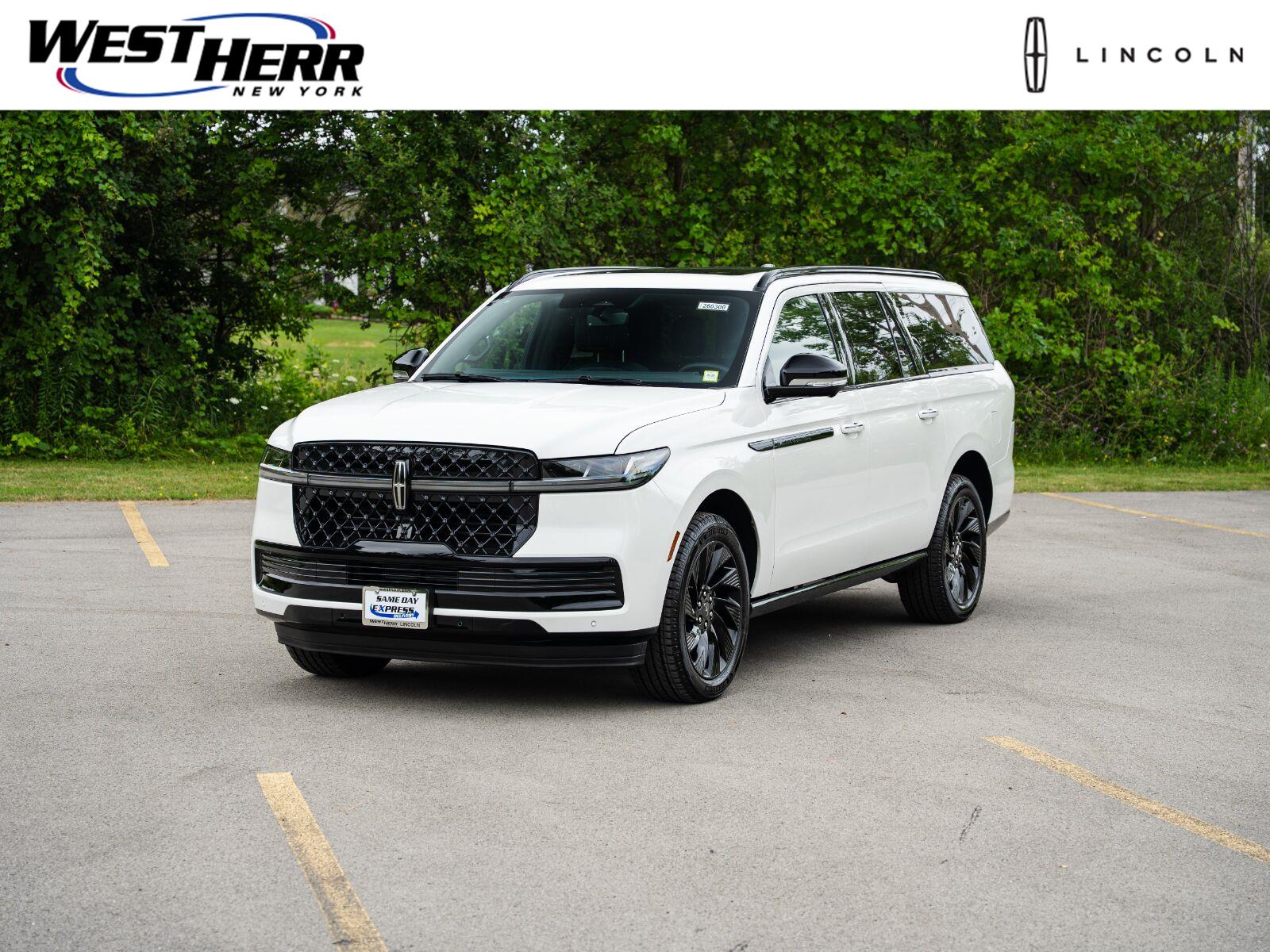 Pristine White Metallic Tri-Coat 2026 Lincoln Navigator SUV / Crossover Four-Wheel Drive Automatic