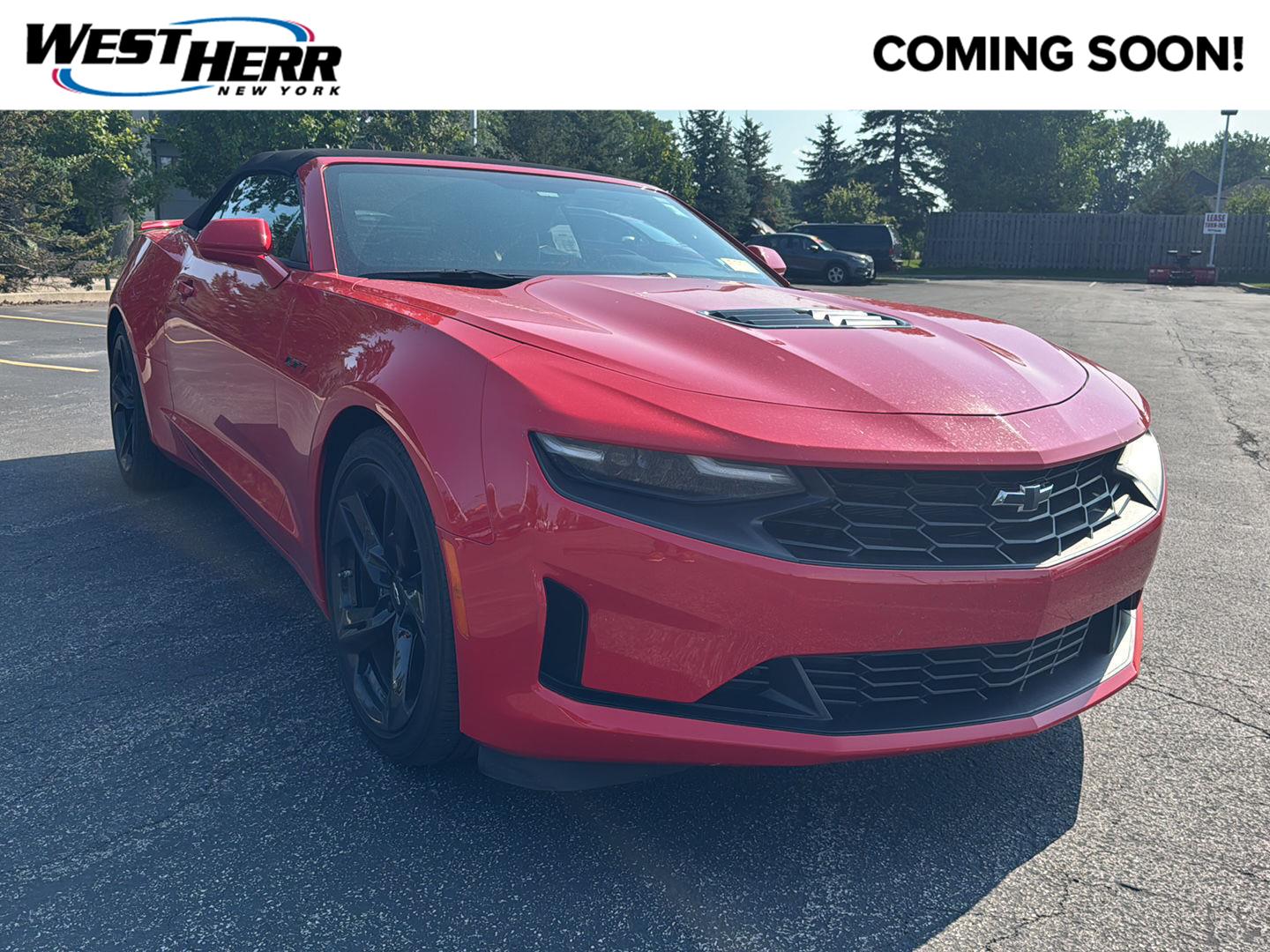 Red Hot 2023 Chevrolet Camaro Convertible Rear-Wheel Drive Automatic