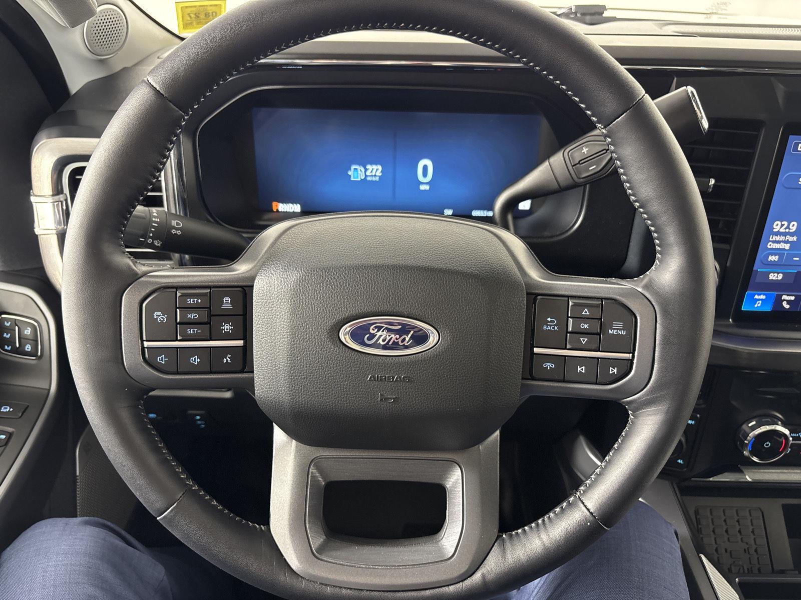 Used 2024 Star White Metallic Tri-Coat Ford LARIAT image 15