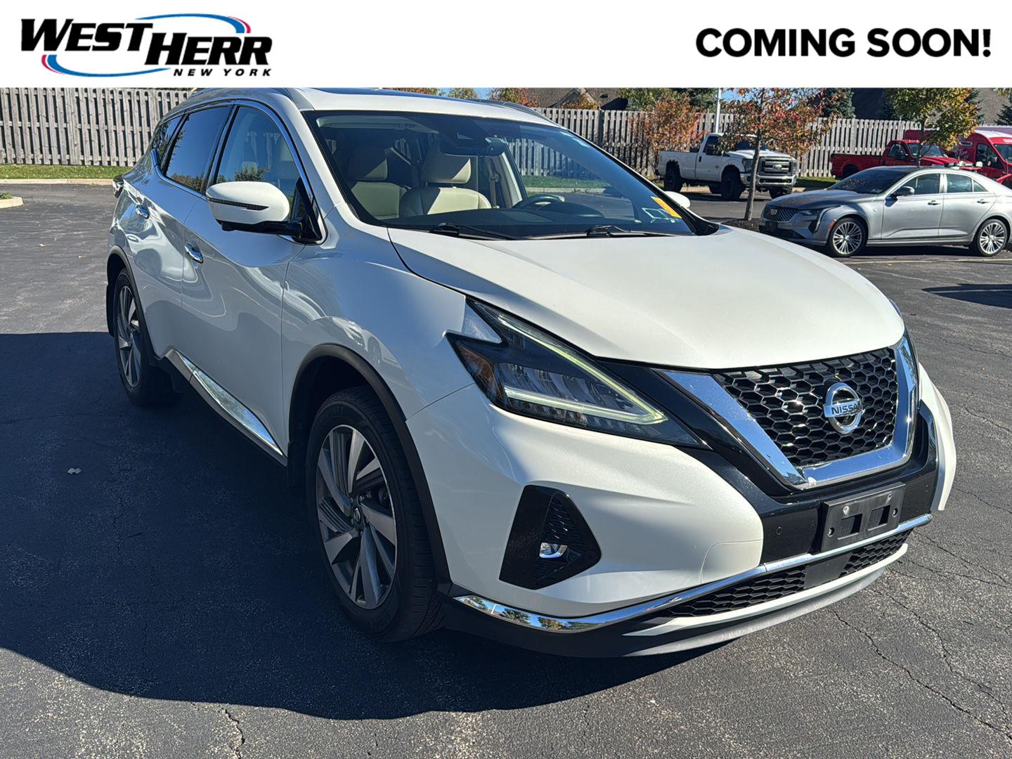 Pearl White Tricoat 2019 Nissan Murano SUV / Crossover All-Wheel Drive Continuously Variable Transmission