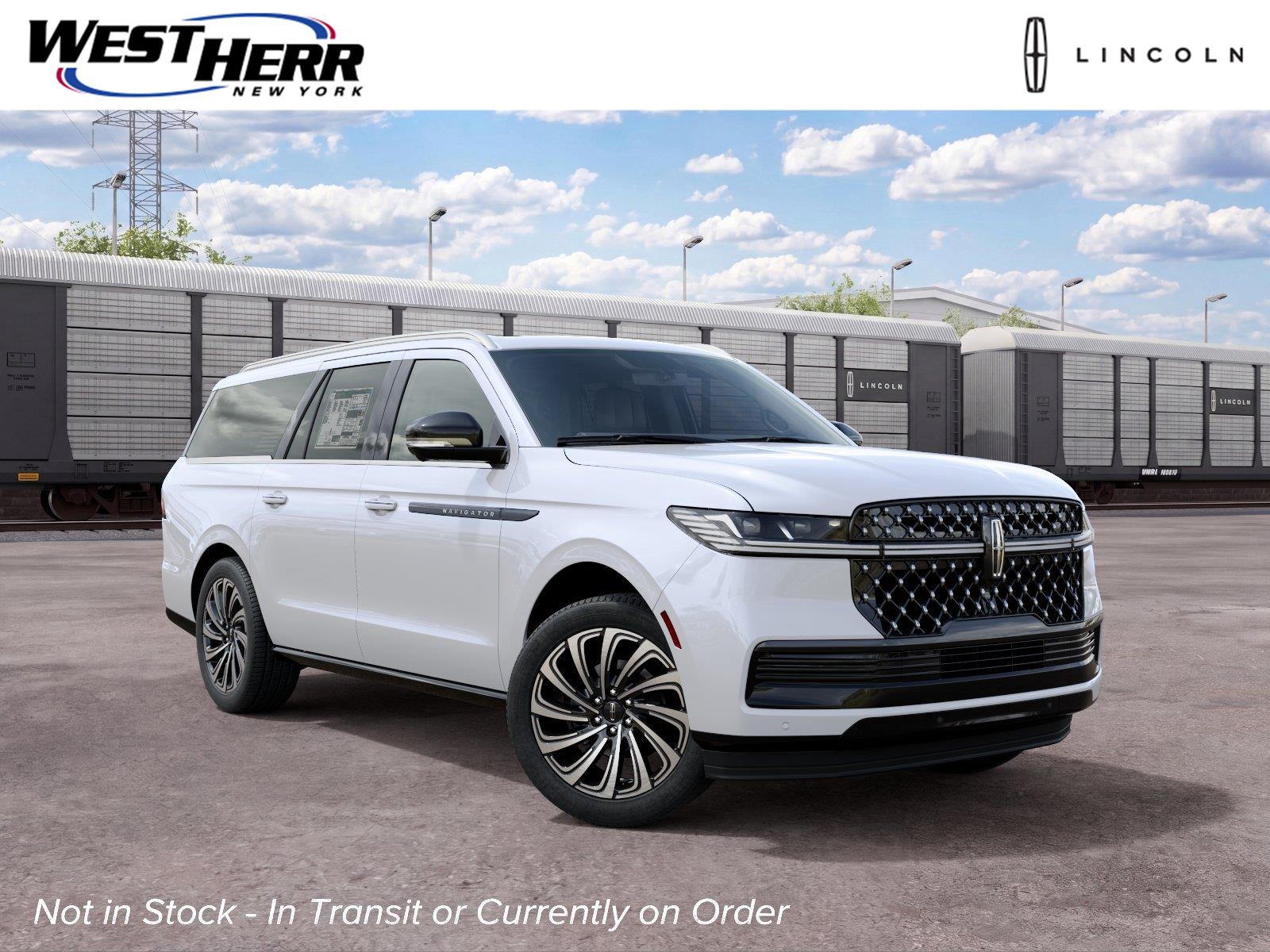Pristine White Metallic Tri-Coat 2027 Lincoln Navigator SUV / Crossover Four-Wheel Drive Automatic