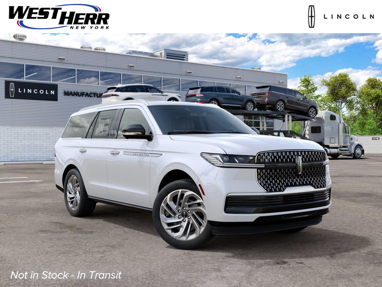AZ PRISTINE WHITE METALLIC 3C 2027 Lincoln Navigator SUV / Crossover Four-Wheel Drive Automatic
