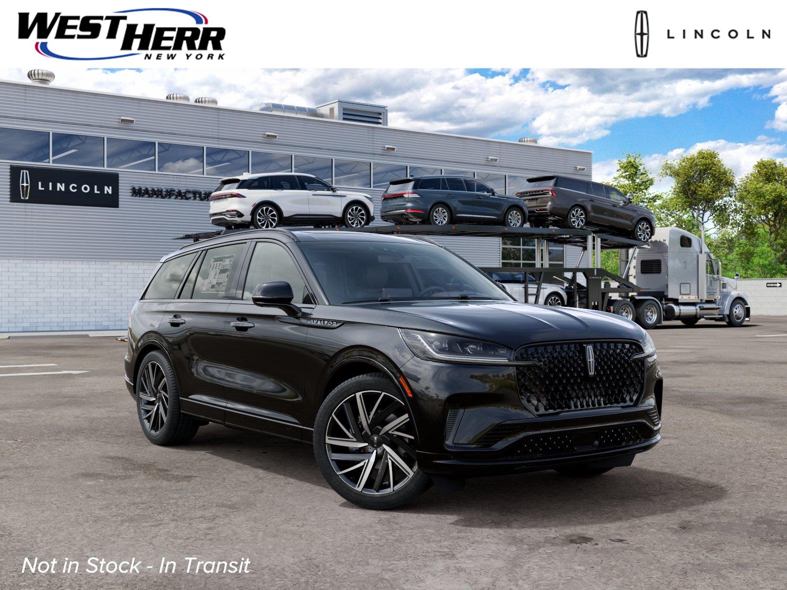 Infinite Black Metallic Clearcoat 2027 Lincoln Aviator SUV / Crossover All-Wheel Drive Automatic