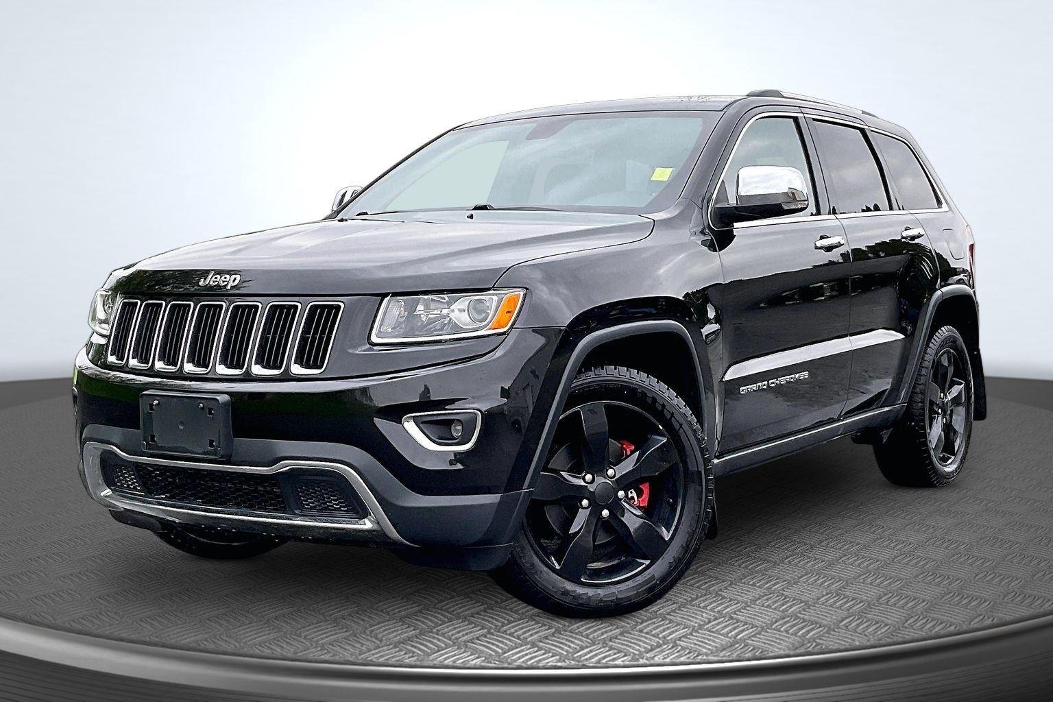 Brilliant Black Crystal Pearlcoat 2015 Jeep Grand Cherokee Limited 4WD SUV / Crossover Four-Wheel Drive 8-Speed Automatic