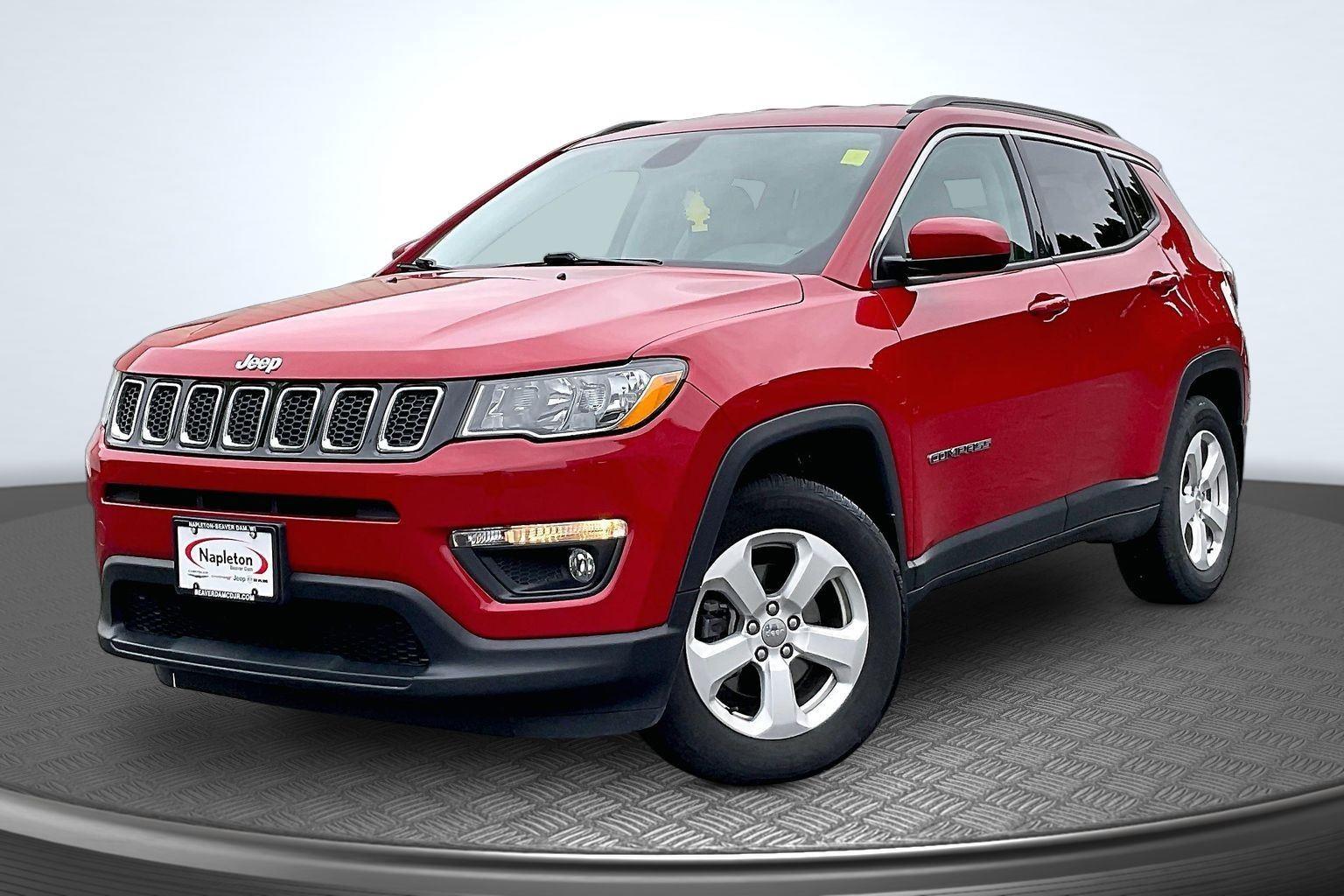 Redline Pearlcoat 2019 Jeep Compass Latitude 4WD SUV / Crossover Four-Wheel Drive 9-Speed Automatic