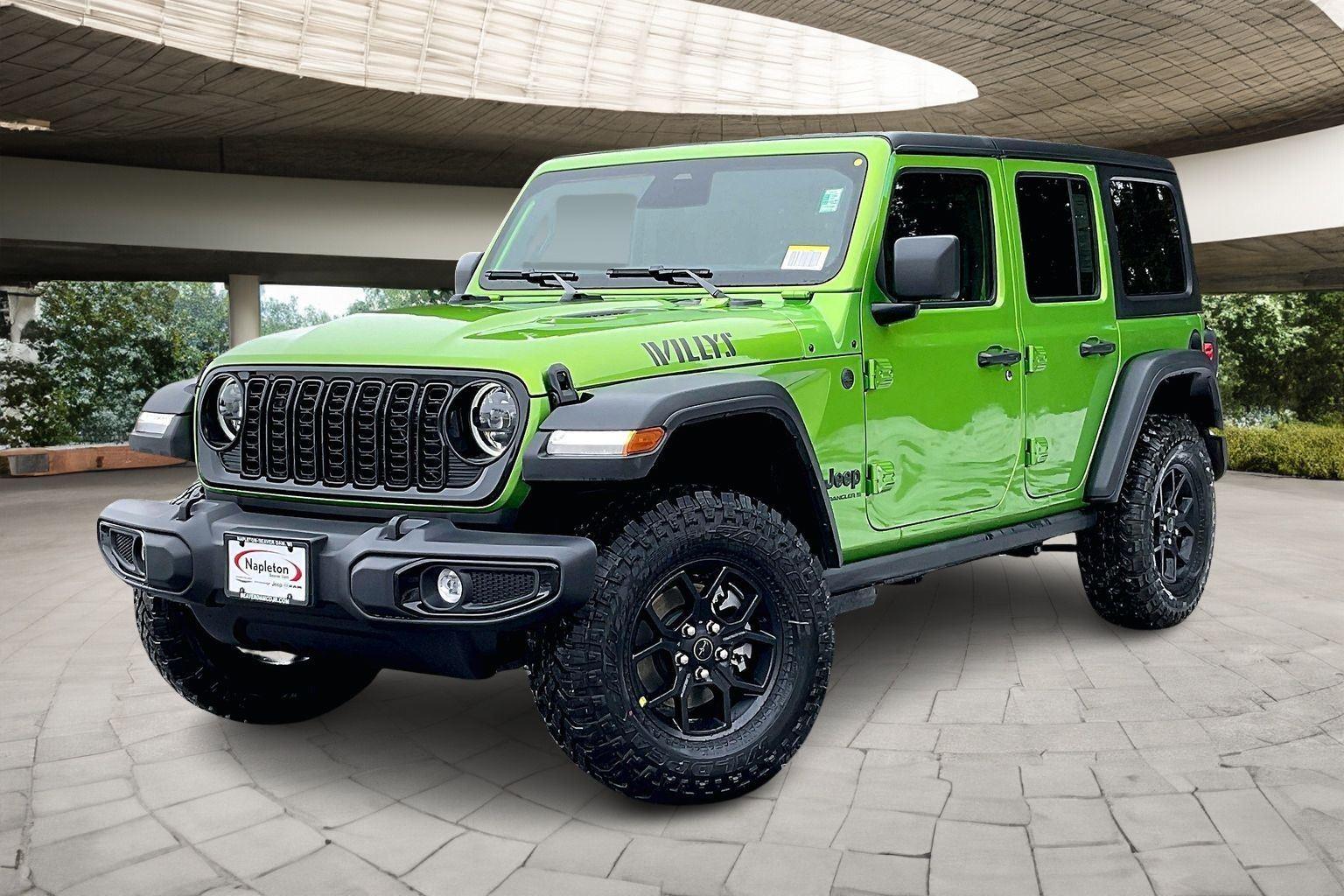 Mojito Clearcoat 2026 Jeep Wrangler SUV / Crossover Four-Wheel Drive 8-Speed Automatic