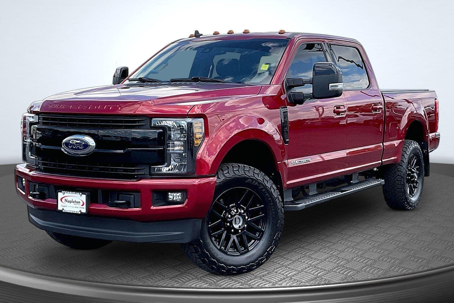 Ruby Red Metallic Tinted Clearcoat 2019 Ford F-250 Super Duty Pickup Truck Four-Wheel Drive 6-Speed Automatic