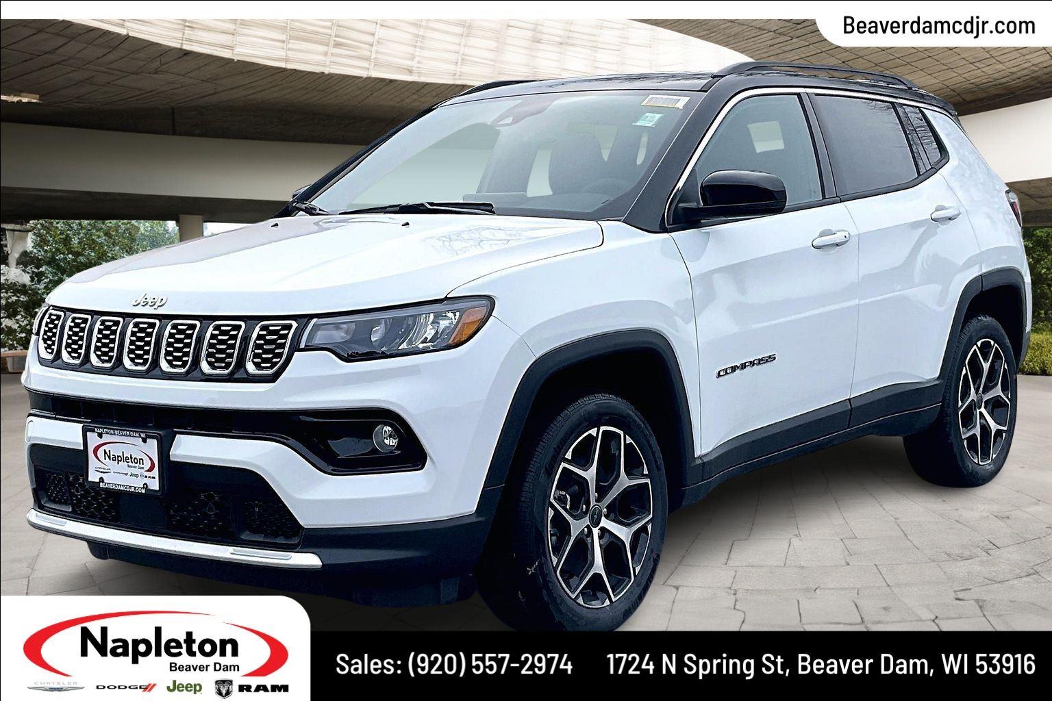 Bright White Clearcoat 2026 Jeep Compass SUV / Crossover Four-Wheel Drive 8-Speed Automatic