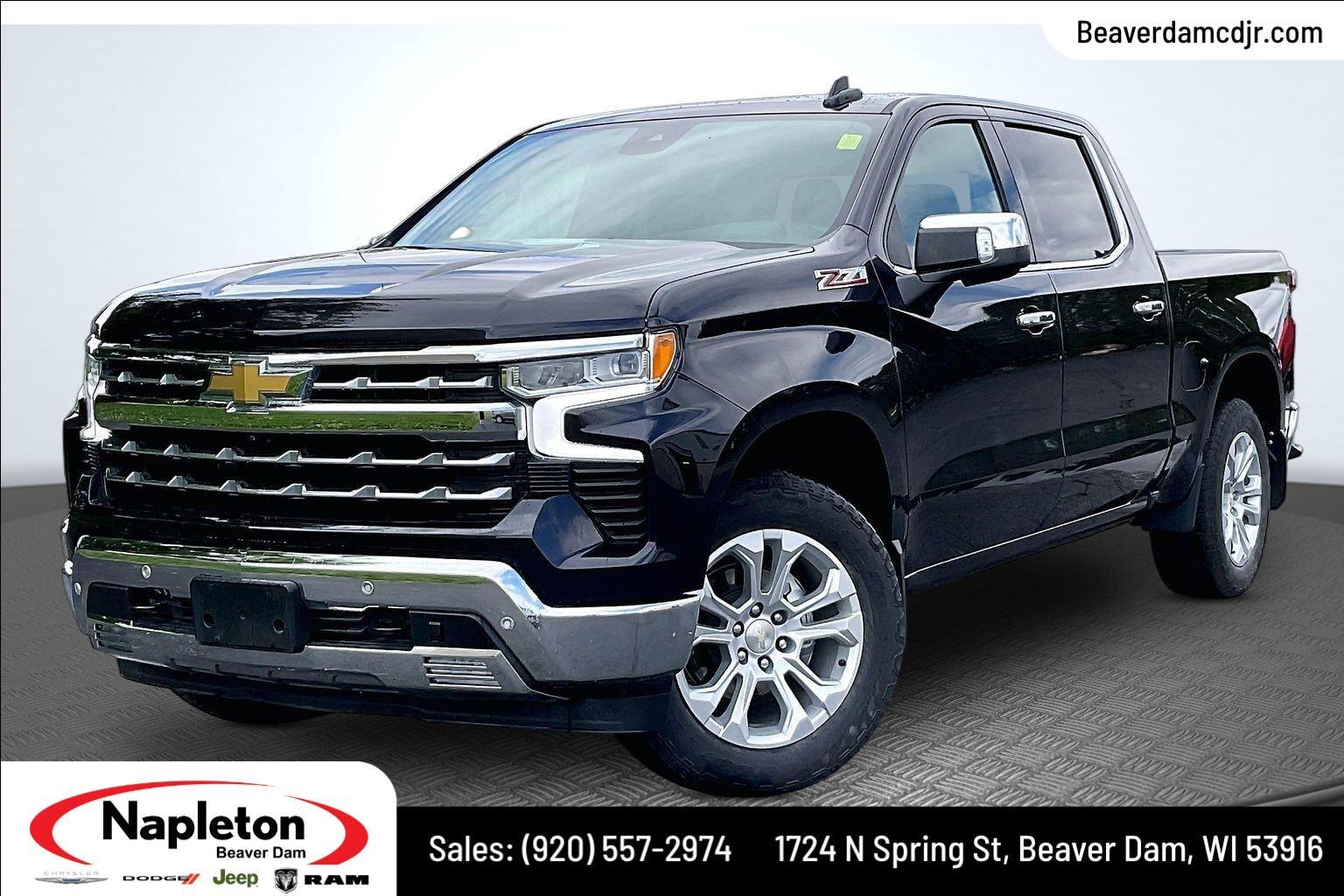 Dark Ash Metallic 2023 Chevrolet Silverado 1500 Pickup Truck Four-Wheel Drive Automatic