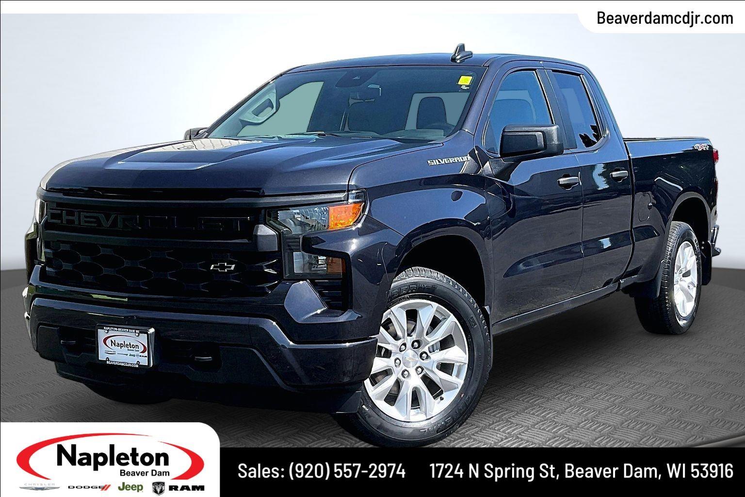 Dark Ash Metallic 2023 Chevrolet Silverado 1500 Pickup Truck Four-Wheel Drive 8-Speed Automatic