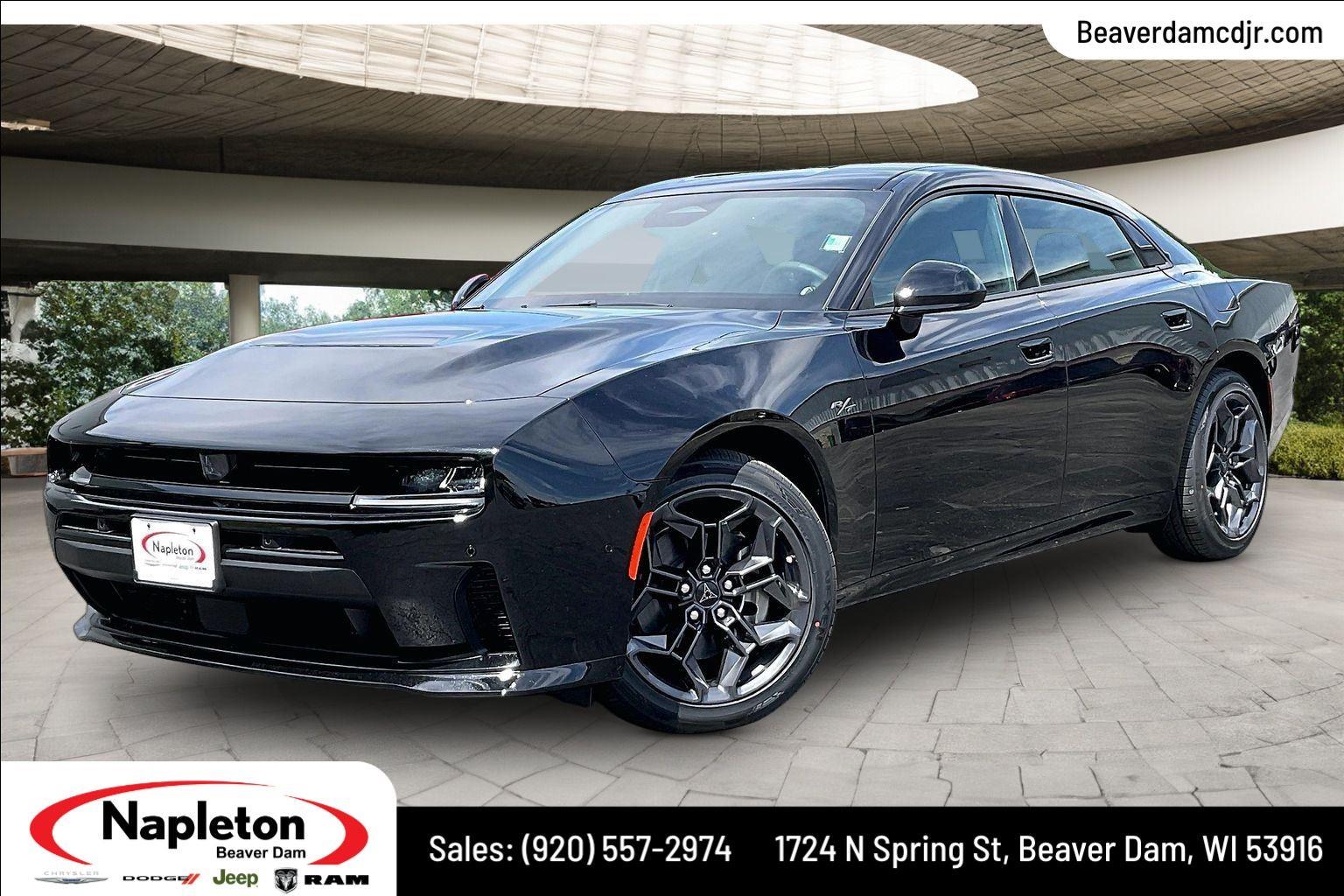 Diamond Black Crystal Pearlcoat 2026 Dodge Charger Sedan All-Wheel Drive 8-Speed Automatic