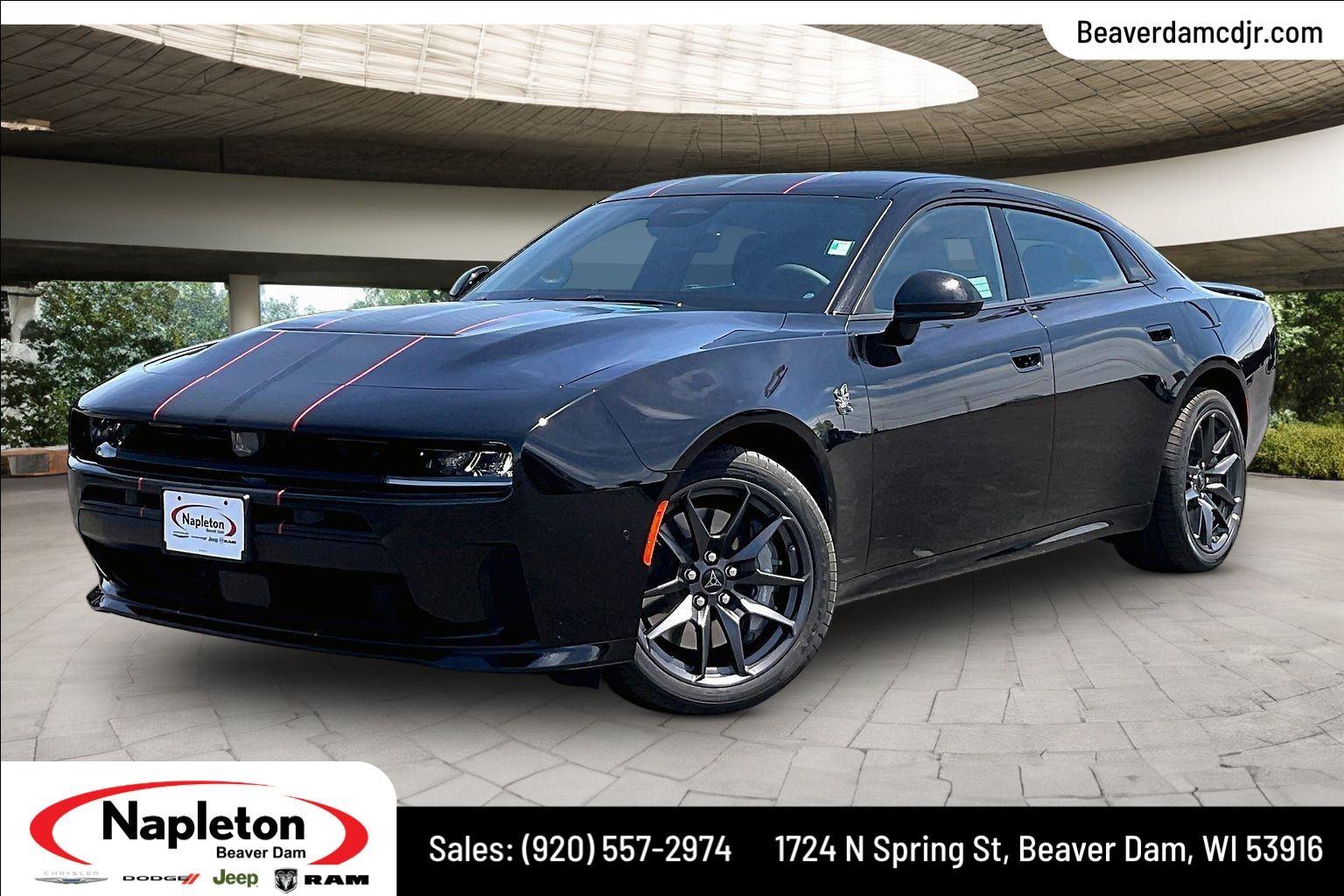 Diamond Black Crystal Pearlcoat 2026 Dodge Charger Sedan All-Wheel Drive 8-Speed Automatic