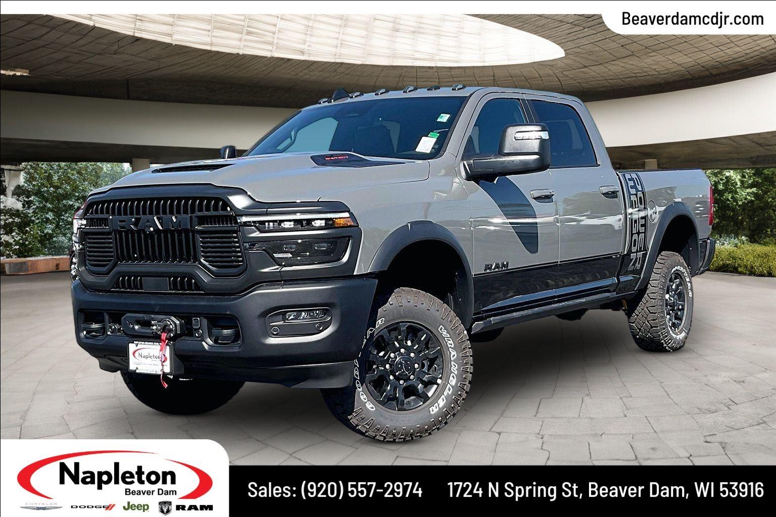 Ceramic Gray Clearcoat 2026 RAM 2500 Pickup Truck Four-Wheel Drive 8-Speed Automatic