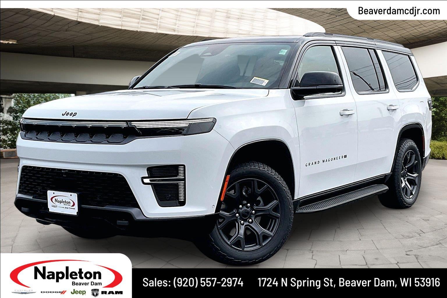Bright White Clearcoat 2026 Jeep Grand Wagoneer SUV / Crossover Four-Wheel Drive 8-Speed Automatic